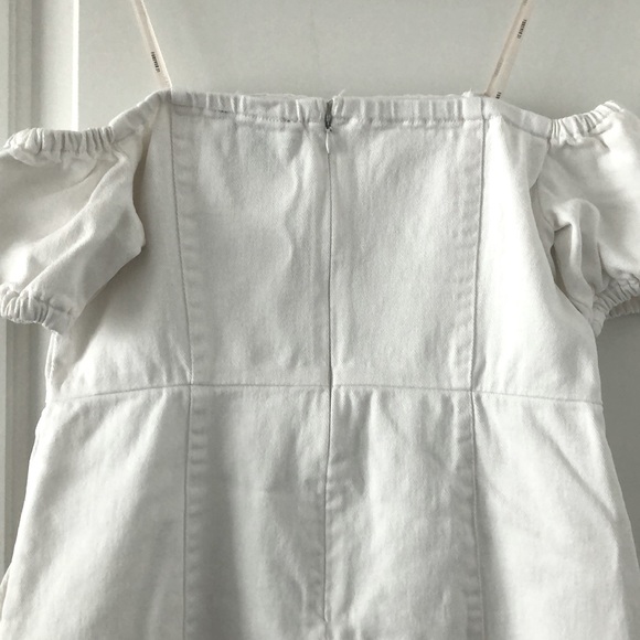 Forever 21 White Denim Dress - Picture 5 of 6